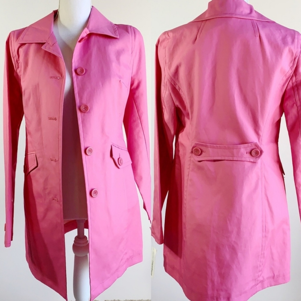 Ann Taylor Loft Pink Raincoat